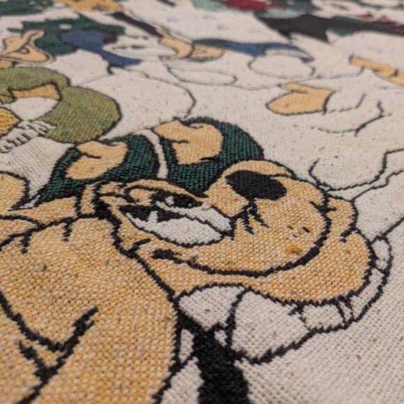 Disney & Co. Mickey & Friends Merry Christmas Caroling Cotton Throw Blanket - Picture 5 of 15